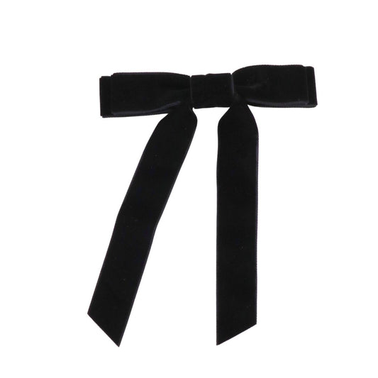 CHERIE HAIR BOW BLACK - Loba Maria Hair accessories hairbrushes hairpins hairbows premium luxury hair accessories hair claw Clawclips