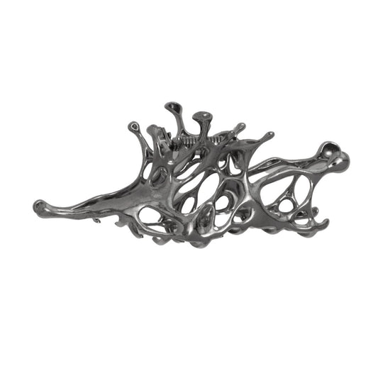 CHROME LUXE HAIRCLAW - Loba Maria Hair accessories hairbrushes hairpins hairbows premium luxury hair accessories hair claw Clawclips