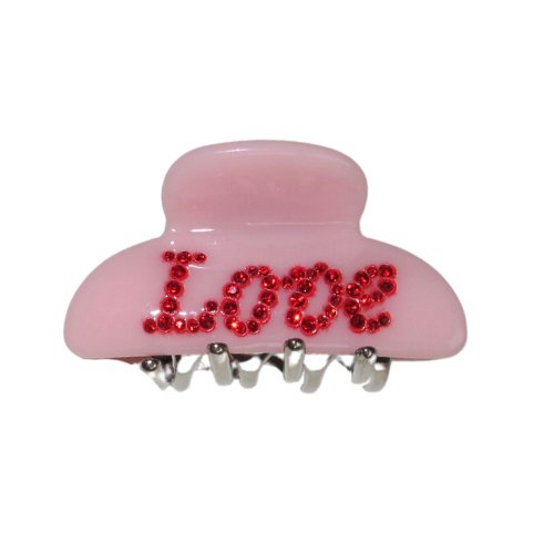 Love Clip - Loba Maria pink Hairclip Hair accessories hairbrushes hairpins hairbows premium luxury hair accessories hair claw Clawclips