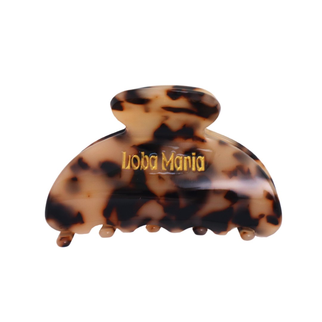 MEDIUM LEO HAIRCLIP - Loba Maria Hair accessories hairbrushes hairpins hairbows premium luxury hair accessories hair claw Clawclips leopard