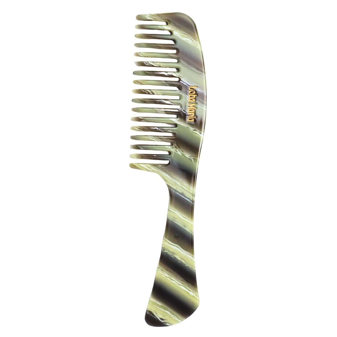 SIGNATURE LOBA HAIRCOMB - Loba Maria Hair accessories hairbrushes hairpins hairbows premium luxury hair accessories hair claw Clawclips green comb