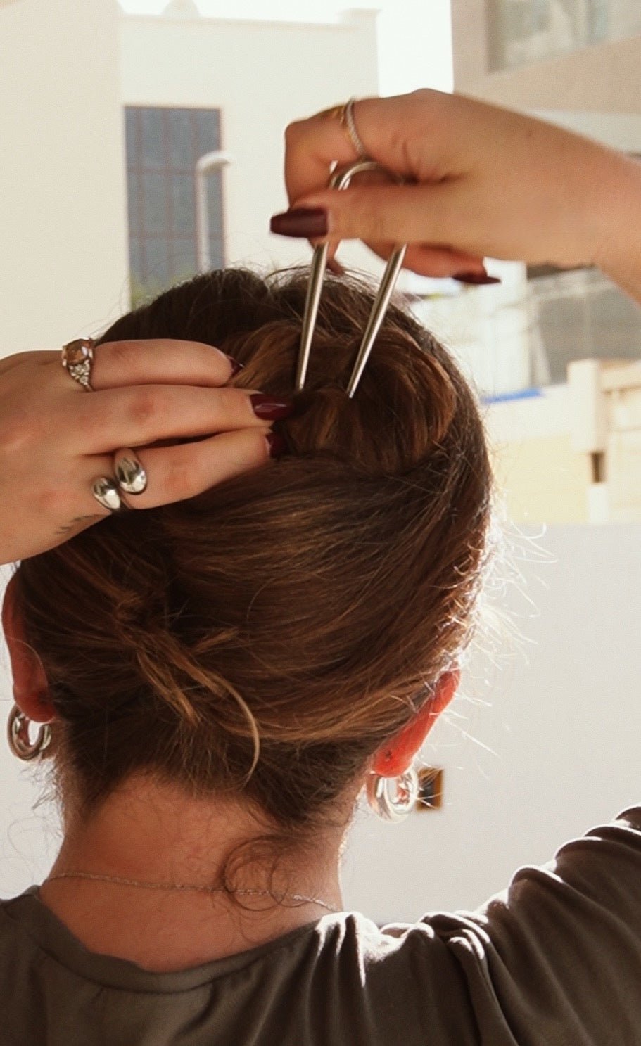 Wonderpin Silver Edition - Loba Maria Hair accessories hairbrushes hairpins hairbows premium luxury hair accessories hair claw Clawclips hairpin