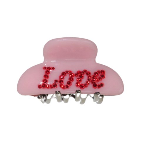 Love Clip - Loba Maria pink Hairclip Hair accessories hairbrushes hairpins hairbows premium luxury hair accessories hair claw Clawclips 